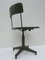 Industrial Military Green Swivel Desk Chair, 1930s, Image 9