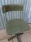 Industrial Military Green Swivel Desk Chair, 1930s 12