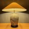 Large Vintage Ceramic Flower Table Lamp, Italy, 1970s, Image 12