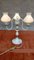 Lampadario e lampada da tavolo vintage, anni '70, set di 2, Immagine 4