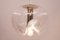 Large Wave Ceiling Lamp by Koch and Lowy for Peill and Putzler, Image 9