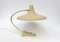 Witch's Hat Table Lamp in Brass with Dark Beige Shrink Varnish, Germany, 1950s, Image 5