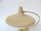 Lámpara de mesa Witch's Hat de latón con barniz retráctil beige oscuro, años 50, Imagen 14