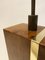 Italian Modernist Lamp in Thuya Burl Wood and Brass, 1970s, Image 2