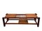 Teak Wooden Bench with Brass Inserts, Italy, 1960s, Image 2