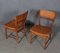 Side Chairs in Cane and Leather by Arne Wahl Iversen, Set of 2, Image 2