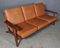 Model 290 Smoked Oak Three-Seat Sofa by Hans J. Wegner for Getama 2