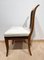 Set aus 8 neoklassizistischen Biedermeier Stühlen aus Nussholz, Süddeutschland, ca. 1825 13