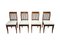 Set aus 8 neoklassizistischen Biedermeier Stühlen aus Nussholz, Süddeutschland, ca. 1825 3
