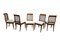 Set aus 8 neoklassizistischen Biedermeier Stühlen aus Nussholz, Süddeutschland, ca. 1825 2