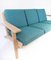 Model GE290 3 Seater Sofa in Oak by Hans J. Wegner for Getama, 1960s 8