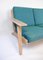 Model GE290 3 Seater Sofa in Oak by Hans J. Wegner for Getama, 1960s 3