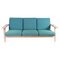 Model GE290 3 Seater Sofa in Oak by Hans J. Wegner for Getama, 1960s, Image 1