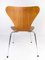 Modell 3107 Esszimmerstühle aus Teak von Arne Jacobsen für Fritz Hansen, 12er Set 7