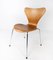 Modell 3107 Esszimmerstühle aus Teak von Arne Jacobsen für Fritz Hansen, 12er Set 2