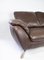 Brown Leather 2-Seater Sofa and Frame of Metal from Italsofa 9