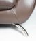 Brown Leather 2-Seater Sofa and Frame of Metal from Italsofa 4