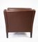 Danish Dark Brown Leather Easy Chair, 1960s 9