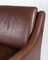 Danish Dark Brown Leather Easy Chair, 1960s 5