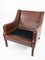 Danish Dark Brown Leather Easy Chair, 1960s 13