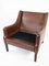 Danish Dark Brown Leather Easy Chair, 1960s, Image 13