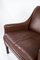 Danish Dark Brown Leather Easy Chair, 1960s 6