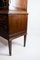 Hepplewhite Glass and Mahogany Cabinet with Brass Handles, 1930s 16