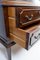 Hepplewhite Glass and Mahogany Cabinet with Brass Handles, 1930s, Image 9