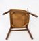 Dining Room Chairs in Walnut, 1940s, Set of 6, Image 11