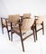 Danish Teak Dining Room Chairs, 1960s, Set of 4, Image 4