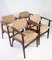 Danish Teak Dining Room Chairs, 1960s, Set of 4 3