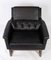 Black Leather Easy Chair by Illum Wikkelsø, Image 2
