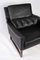 Black Leather Easy Chair by Illum Wikkelsø 3