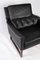 Black Leather Easy Chair by Illum Wikkelsø, Image 3