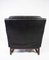 Black Leather Easy Chair by Illum Wikkelsø 10