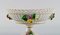 Dresden Compote in Openwork Porcelain with Hand-Painted Flowers 4