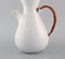 Brocca grande modernista in ceramica smaltata bianca di Kenji Fujita per Freeman Lederman, Immagine 2