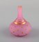 Vases and Two Flacons in Pink Mouth-Blown Art Glass, 1900s, Set of 4 5
