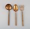 Scanline Brass Cutlery Dinner Service for Eight People by Sigvard Bernadotte, Set of 30, Image 2