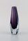 Vases in Purple Mouth-Blown Art Glass from Strömbergshyttan, Sweden, 1960s, Set of 2, Image 3