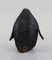 Pingouin en Céramique Vernie de European Studio Ceramicist, 1980s 4
