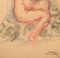 Sergey Fatinsky, Russia, Lithographic Print, Nude Study with Masks 4