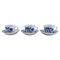 Hutschenreuther Coffee Cups in Hand-Painted Porcelain, 1930s, Set of 6 1