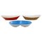 Bowls in Porcelain by Kenji Fujita for Tackett Associates, 1953-1956, Set of 3 1