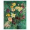 Swedish Oil on Canvas, Arrangement With Flowers, Hans Ripa 1