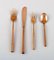 Scanline Brass Cutlery Complete Dinner Service for 10 People by Sigvard Bernadotte, Set of 33 6