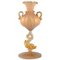 Geformte Vase aus mundgeblasenem Kunstglas von Barovier und Toso, Venedig 1