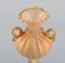 Geformte Vase aus mundgeblasenem Kunstglas von Barovier und Toso, Venedig 5