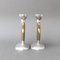 Aluminium and Brass Candle Stands by David Marshall, 1980s, Set of 2 8