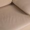 355 Cream Leather Sofa by Rolf Benz, Image 4